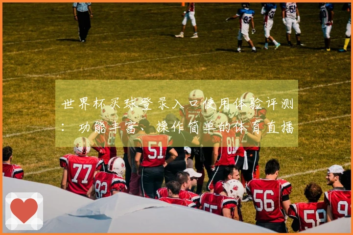 世界杯买球登录入口使用体验评测：功能丰富、操作简单的体育直播平台探讨