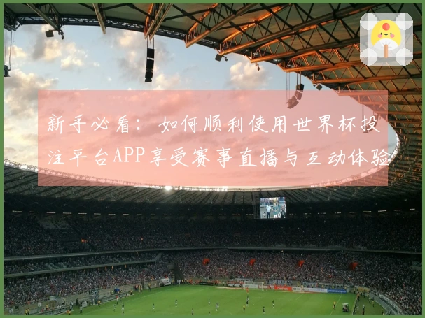 新手必看：如何顺利使用世界杯投注平台APP享受赛事直播与互动体验