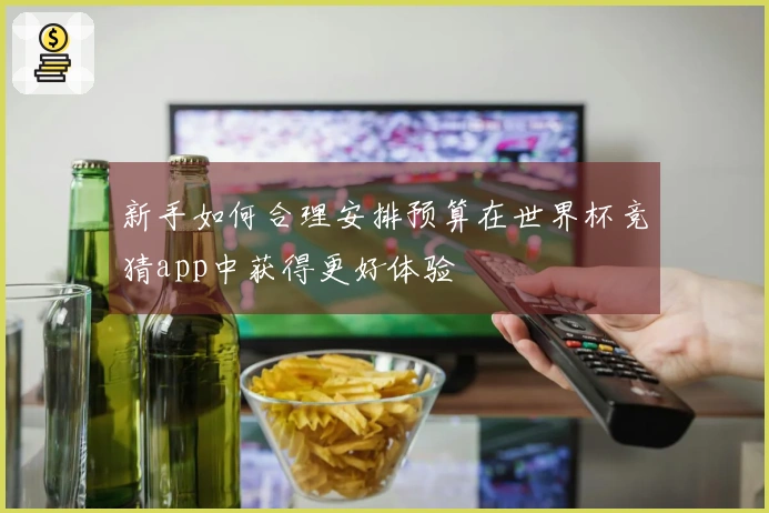 新手如何合理安排预算在世界杯竞猜app中获得更好体验